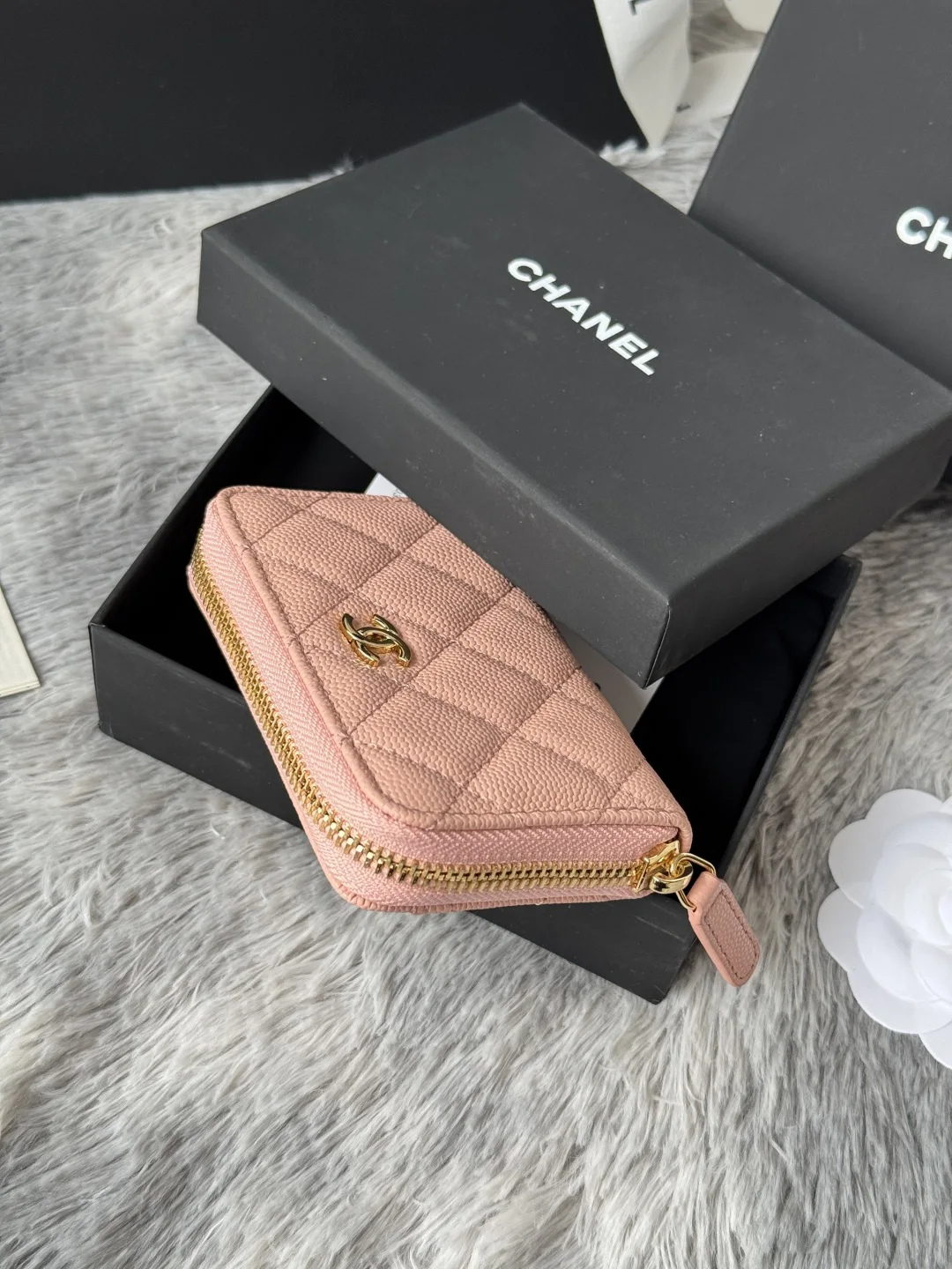 Chanel AP0216 Zipper Coin Purse - Detail view 4