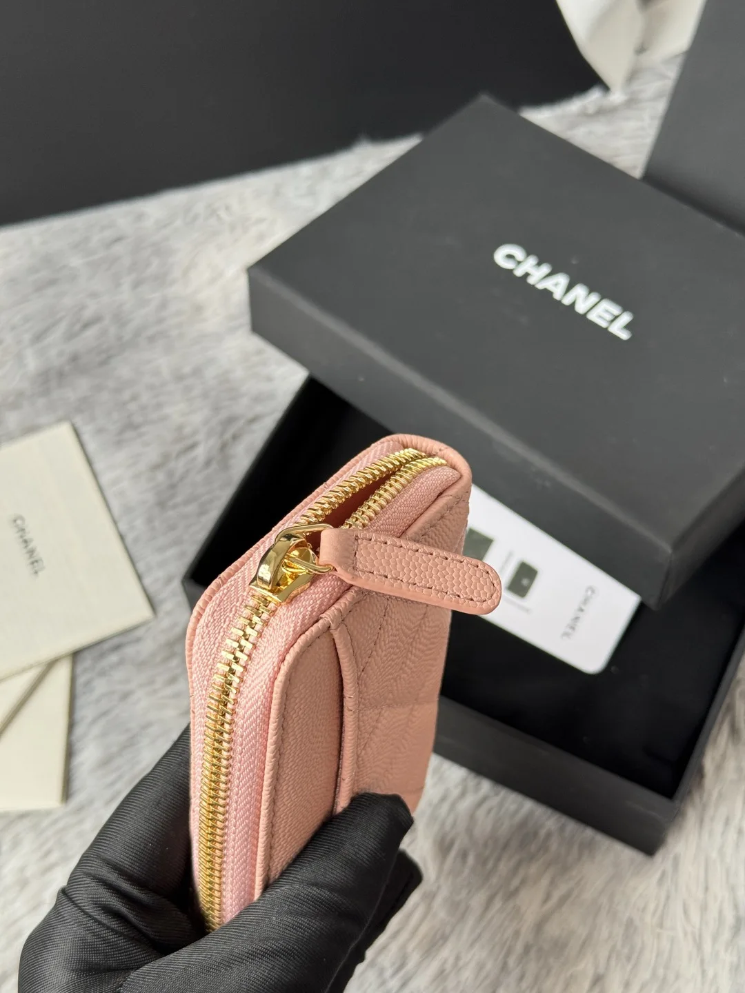 Chanel AP0216 Zipper Coin Purse - Detail view 7
