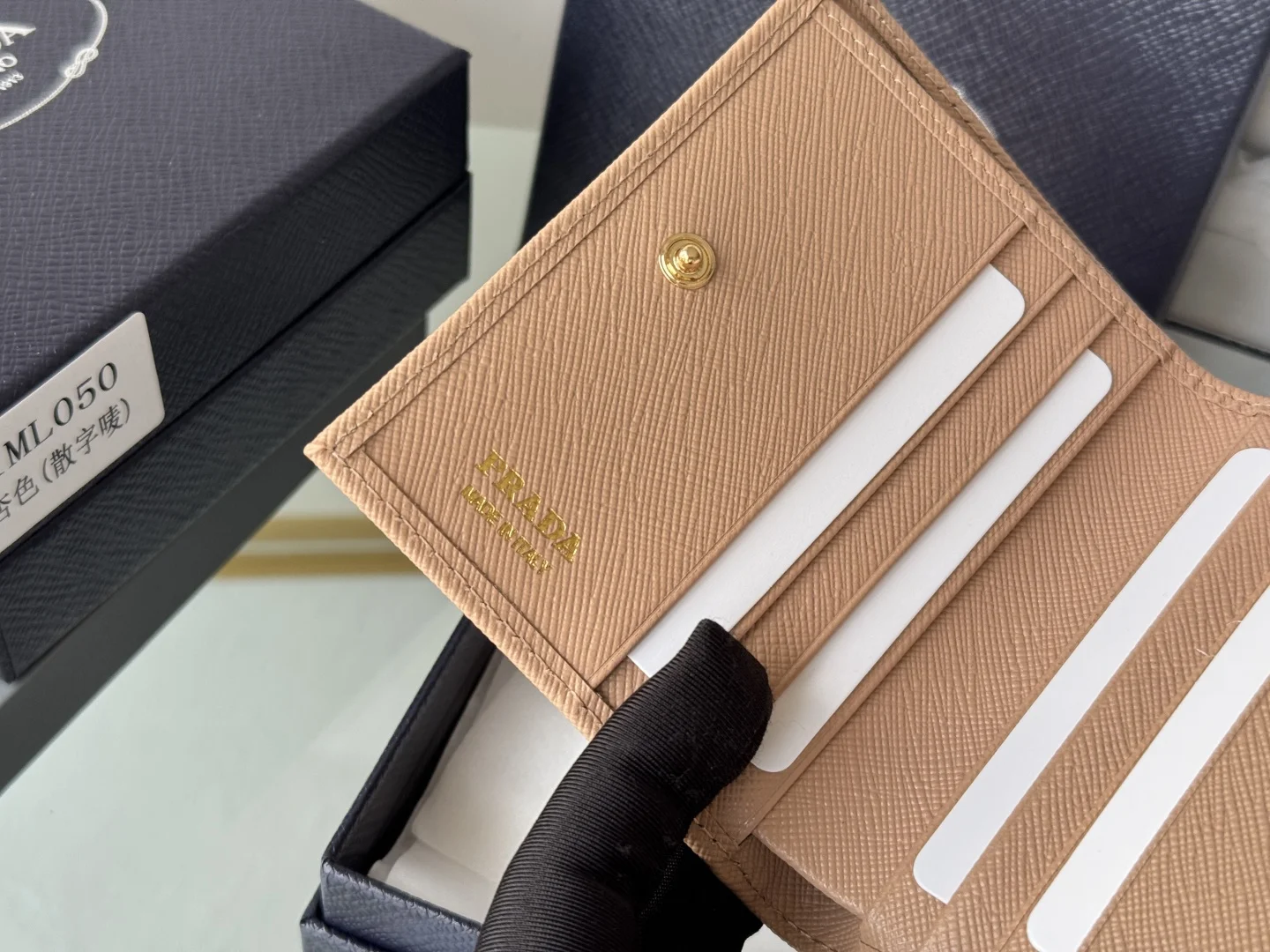 Prada 1ML050 Saffiano Leather Bifold Wallet - Detail view 9