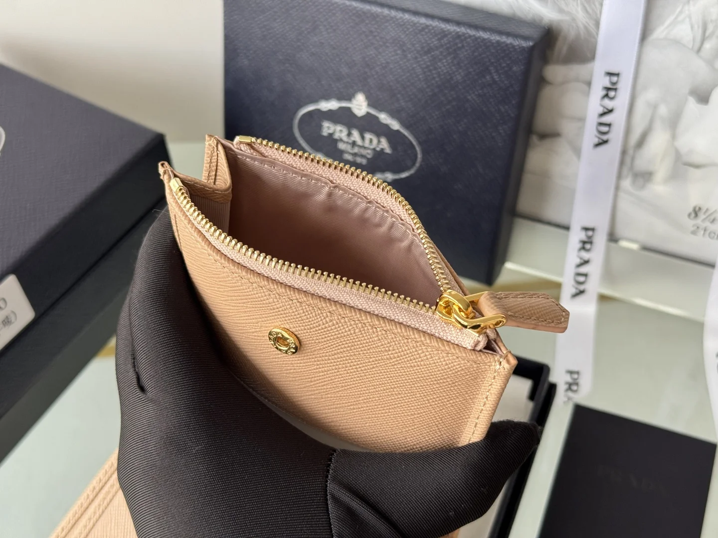 Prada 1ML050 Saffiano Leather Bifold Wallet - Detail view 12