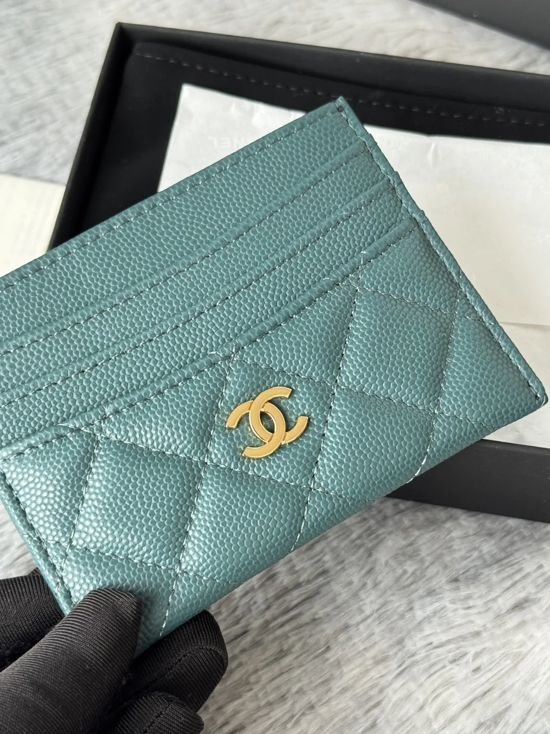 Chanel AP4472 2025 Cowhide Card Holder - Detail view 6