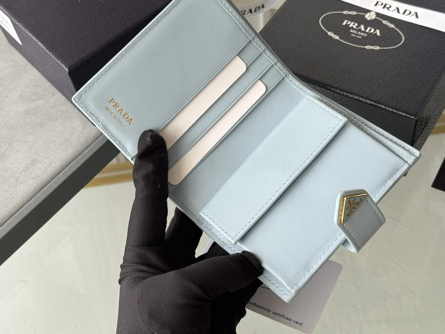 Prada 1MV204 Small Wallet Clutch Card Holder - Detail view 7