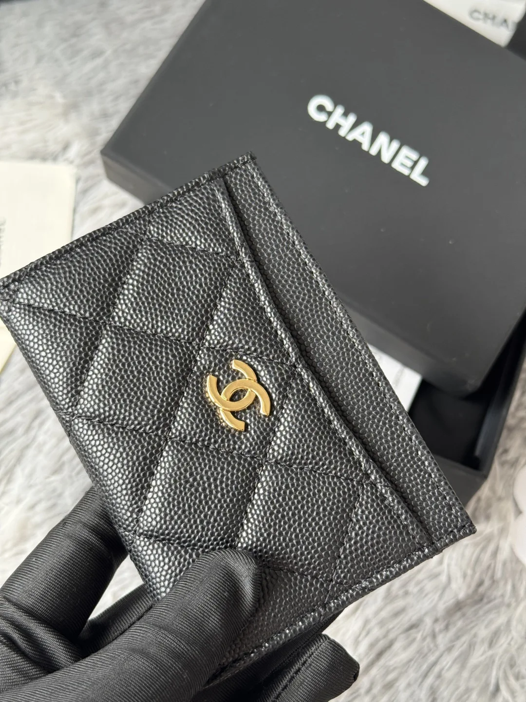 Chanel AP0213 CF Card Holder, Chip-Style Card Case - Detail view 6