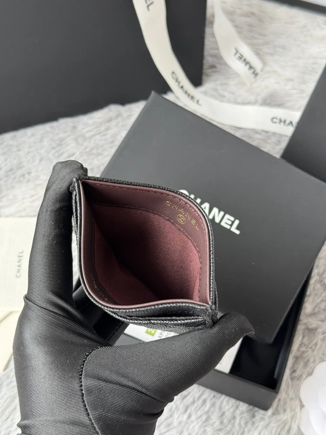 Chanel AP0213 CF Card Holder, Chip-Style Card Case - Detail view 7
