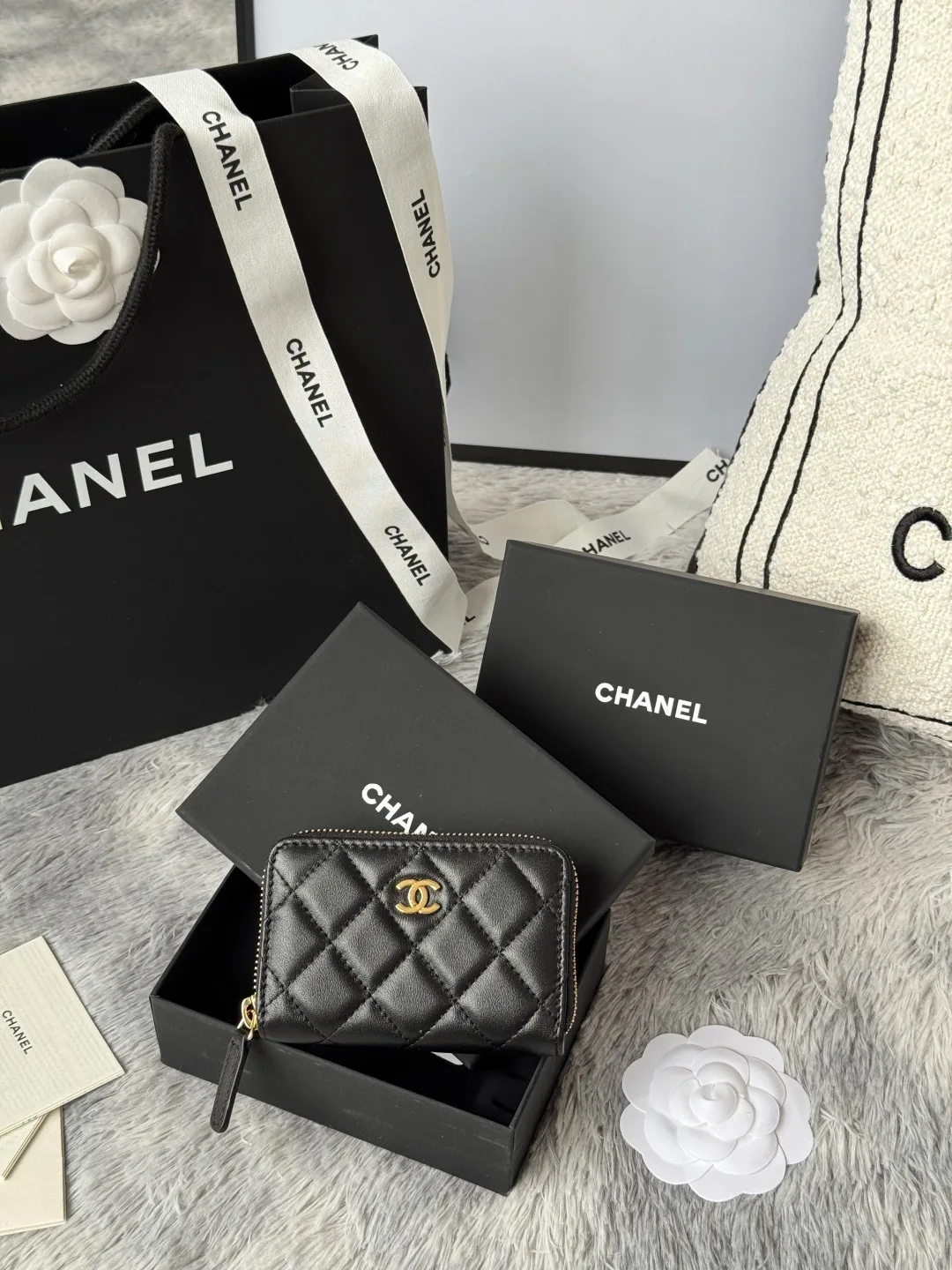 Chanel AP0216 Zipper Coin Purse - Detail view 1