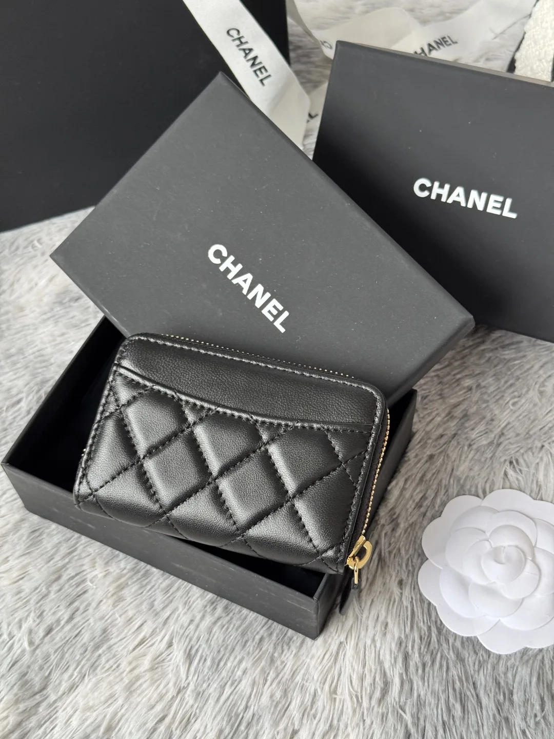 Chanel AP0216 Zipper Coin Purse - Detail view 3