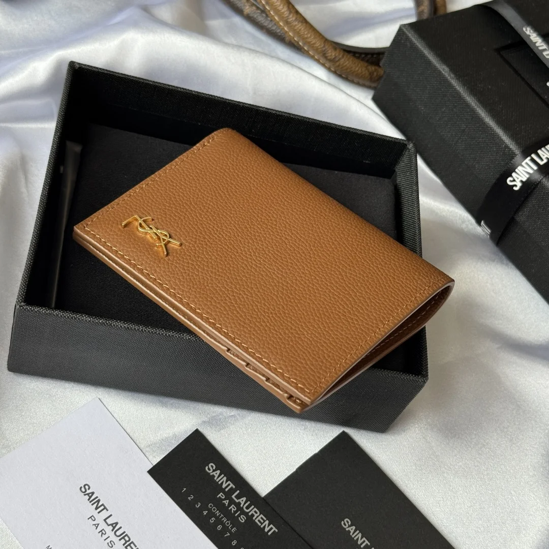 圣罗兰668736 2025秋冬新品 单折包 钱包 - 细节图 3