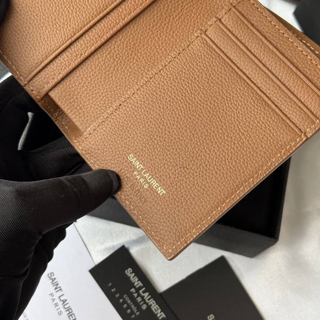 圣罗兰668736 2025秋冬新品 单折包 钱包 - 细节图 8