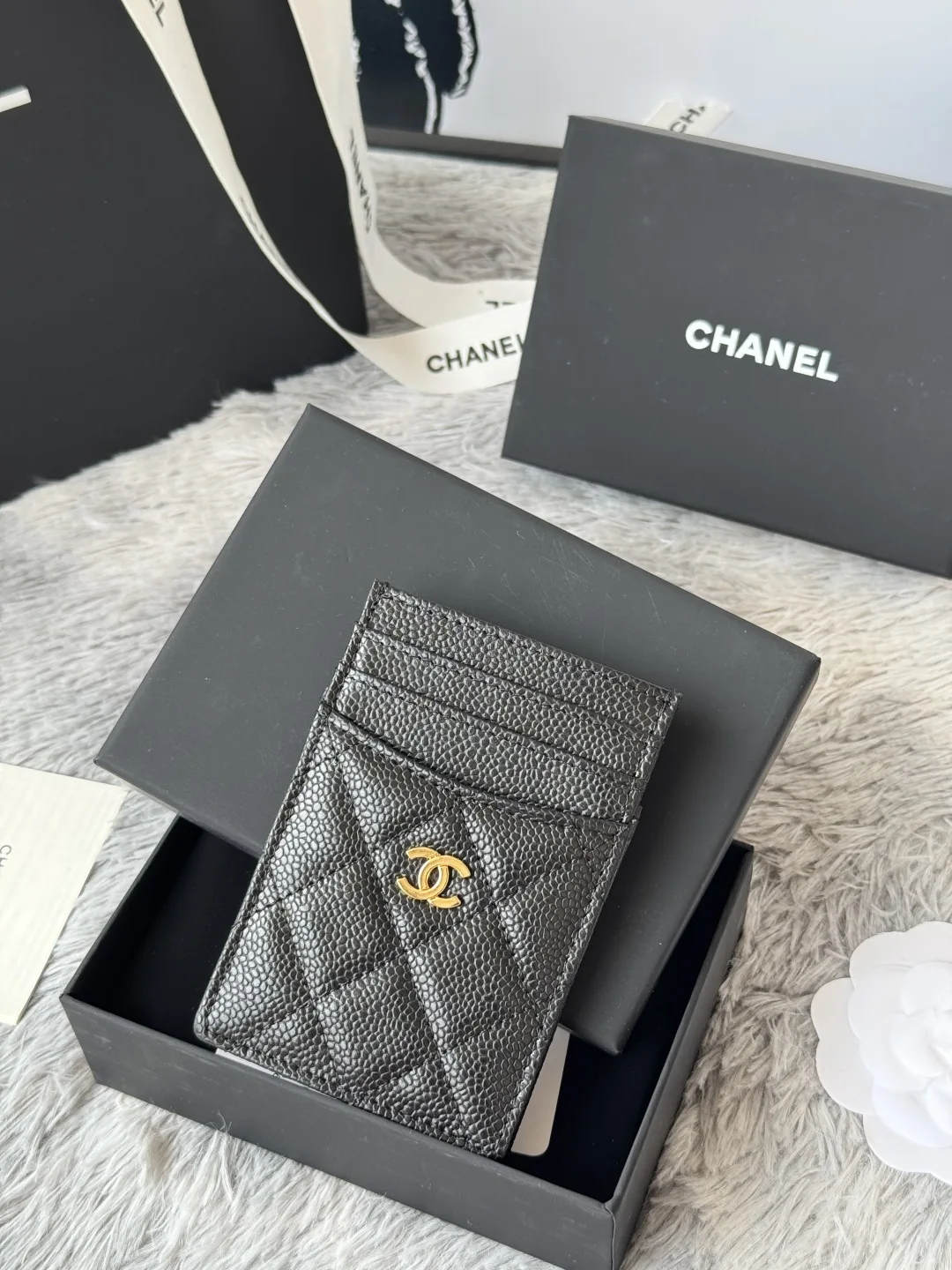 Chanel AP0223 Ultra Mini Lambskin Cardholder - Detail view 2