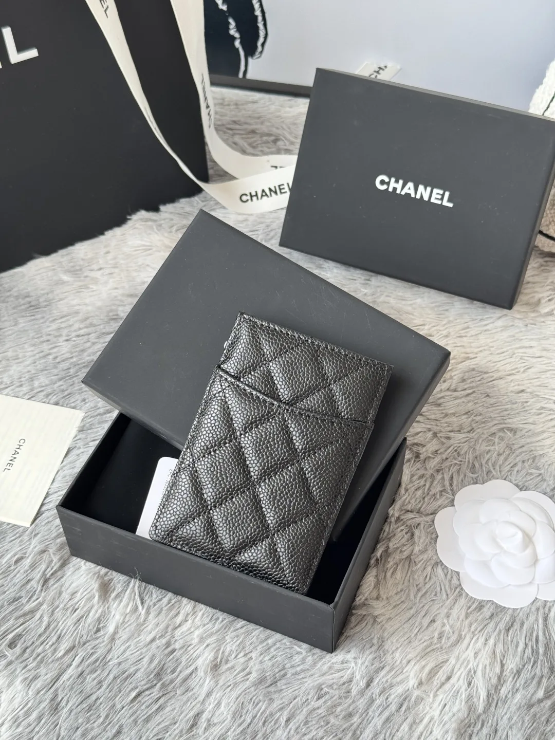 Chanel AP0223 Ultra Mini Lambskin Cardholder - Detail view 3
