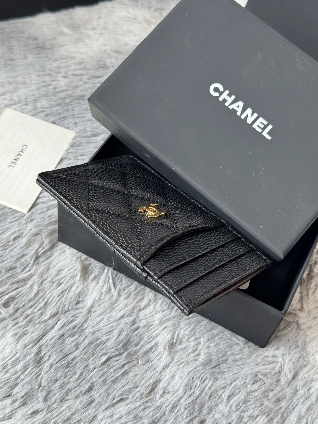 Chanel AP0223 Ultra Mini Lambskin Cardholder - Detail view 4
