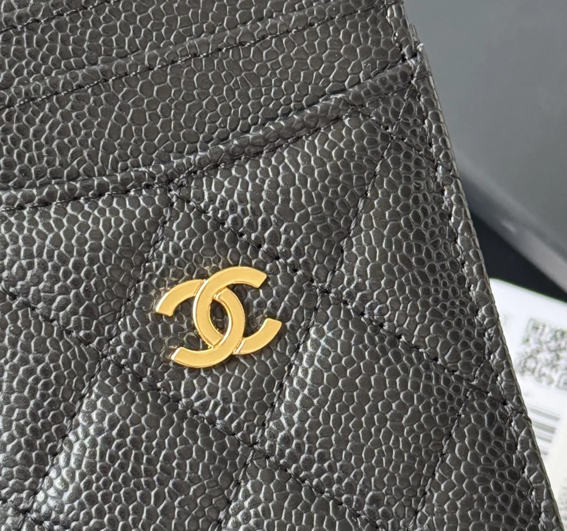 Chanel AP0223 Ultra Mini Lambskin Cardholder - Detail view 6