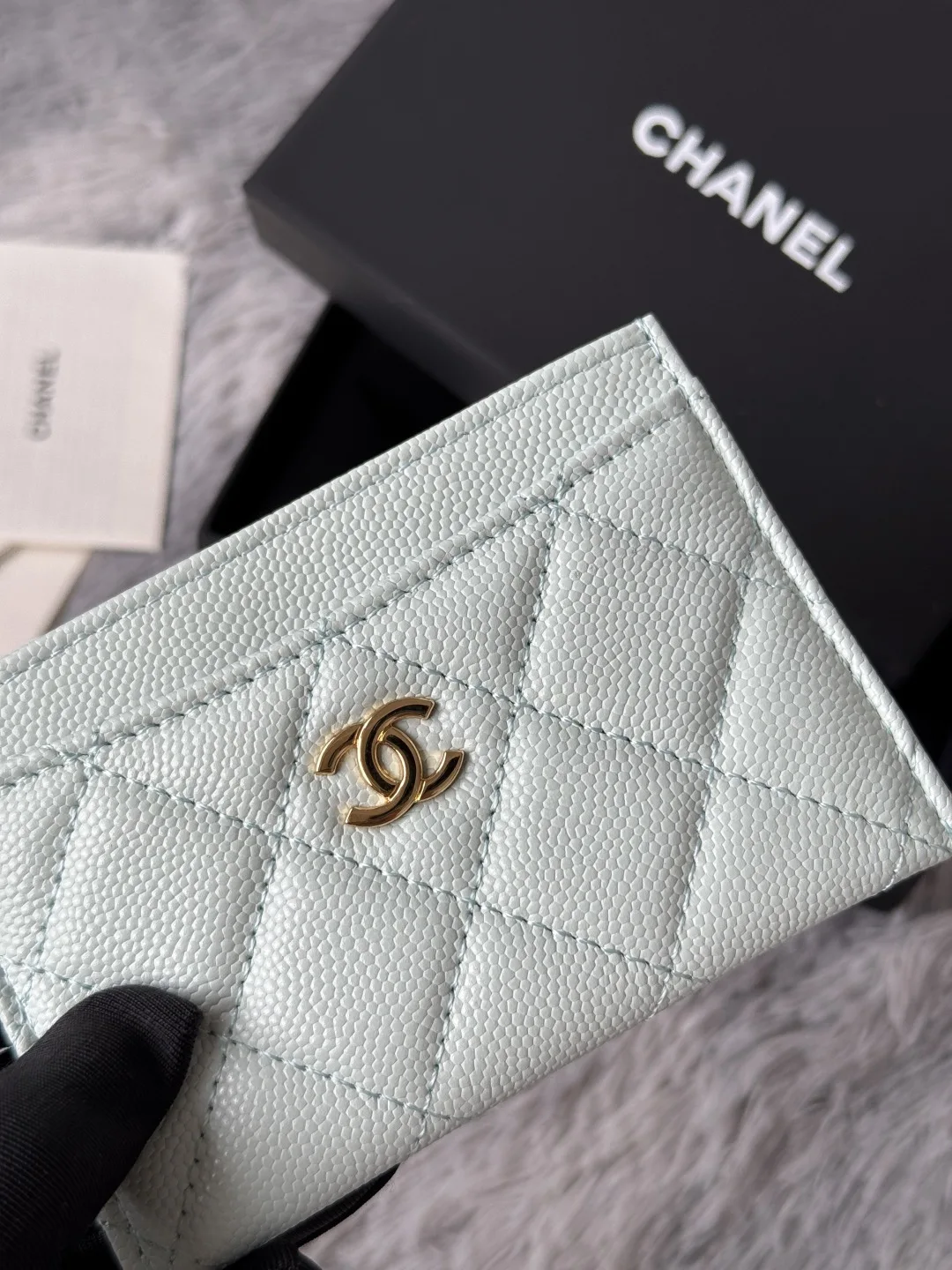 Chanel AP0213 CF Card Holder, Chip-Style Card Case - Detail view 6