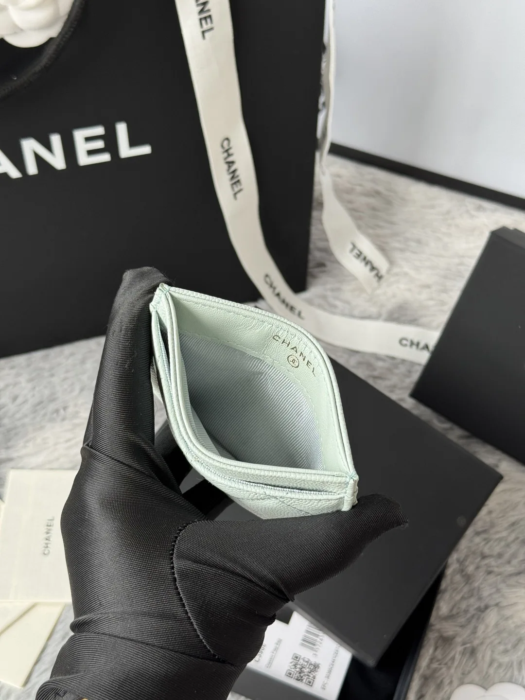 Chanel AP0213 CF Card Holder, Chip-Style Card Case - Detail view 7