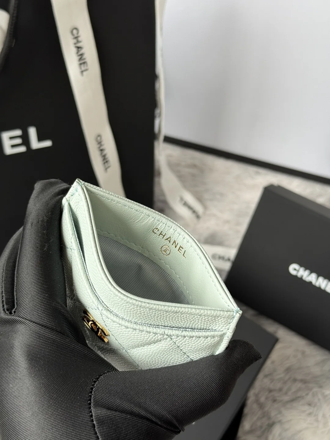 Chanel AP0213 CF Card Holder, Chip-Style Card Case - Detail view 8