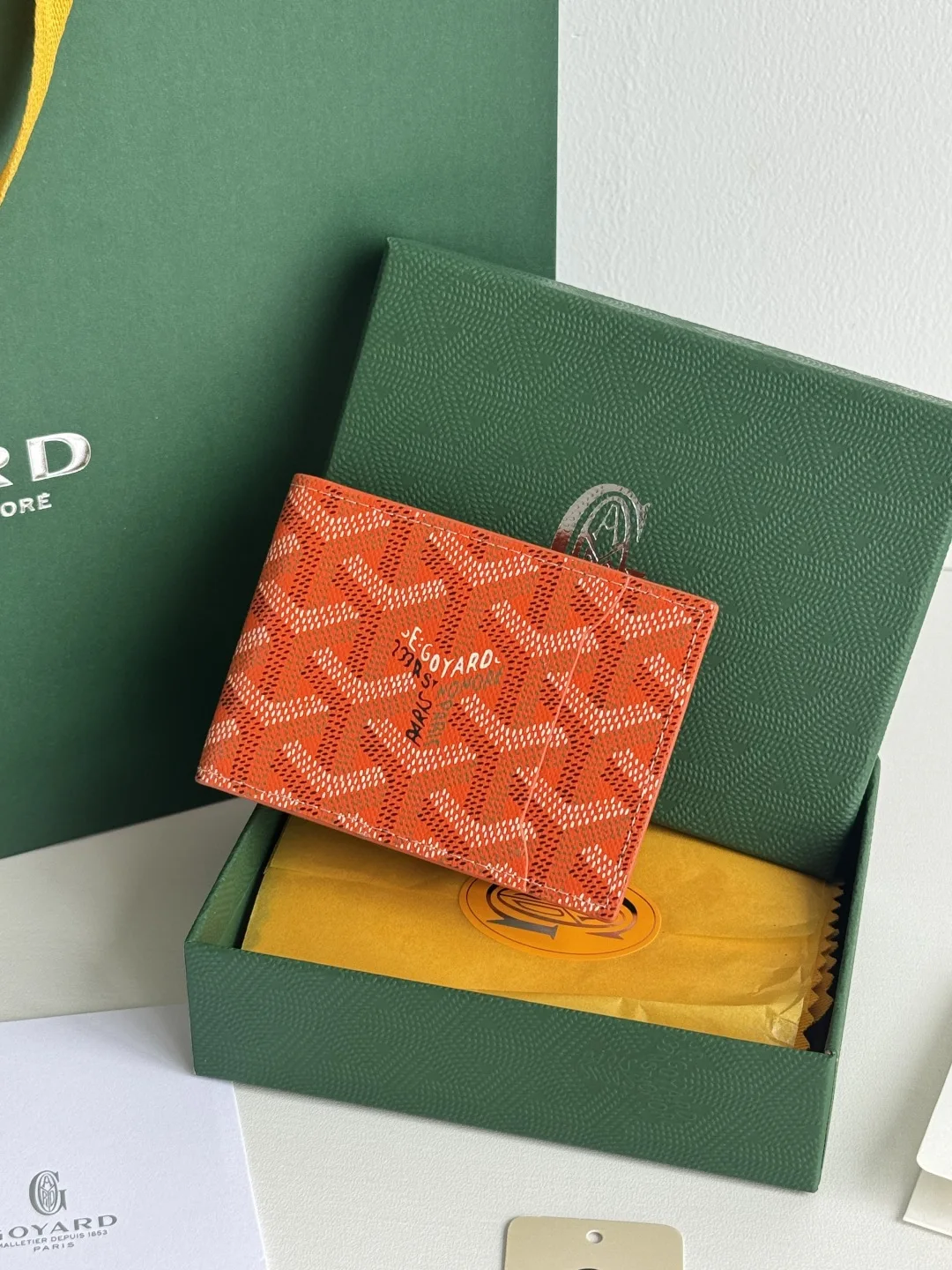 Goyard 3311 Insert Victoire Check Card Holder Card Case - Detail view 2
