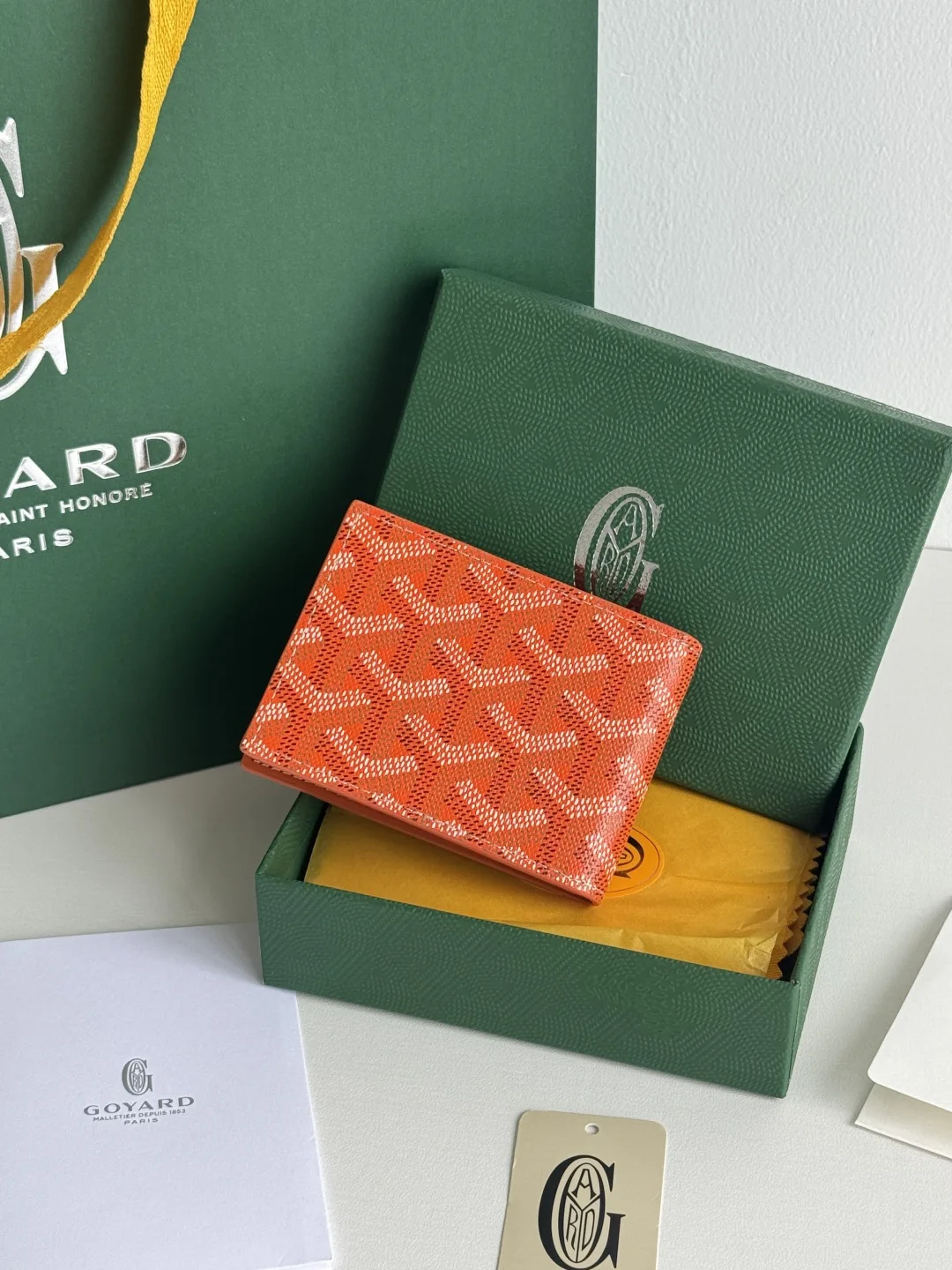 Goyard 3311 Insert Victoire Check Card Holder Card Case - Detail view 3
