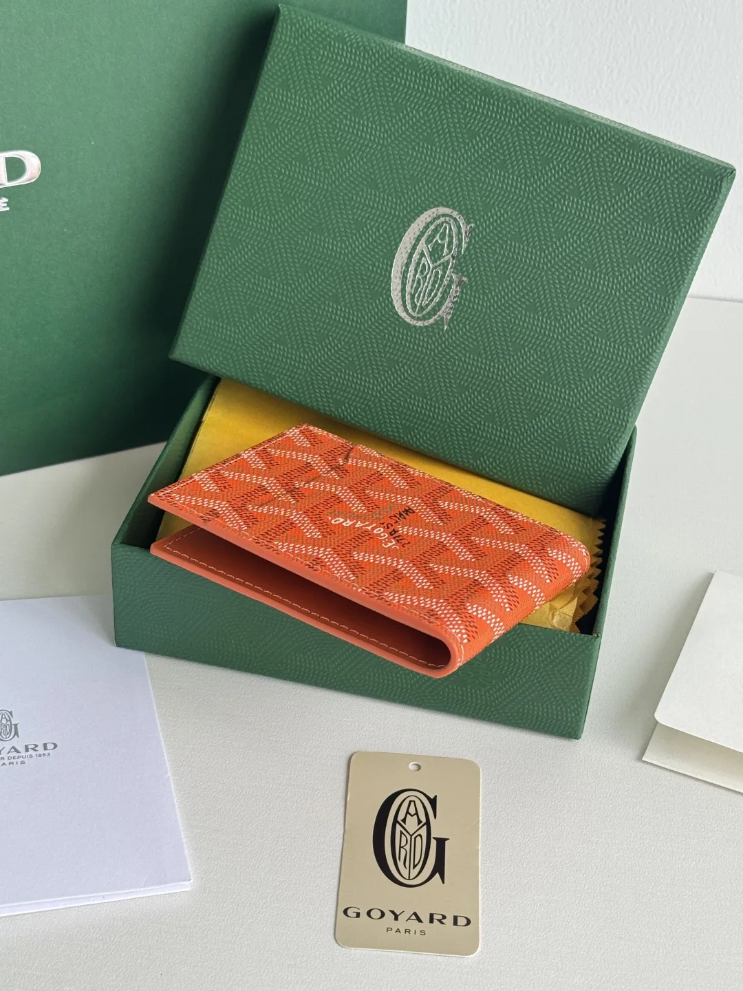 Goyard 3311 Insert Victoire Check Card Holder Card Case - Detail view 4