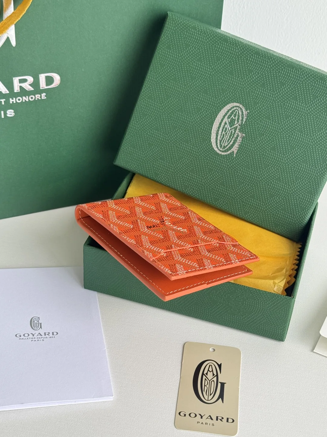 Goyard 3311 Insert Victoire Check Card Holder Card Case - Detail view 5