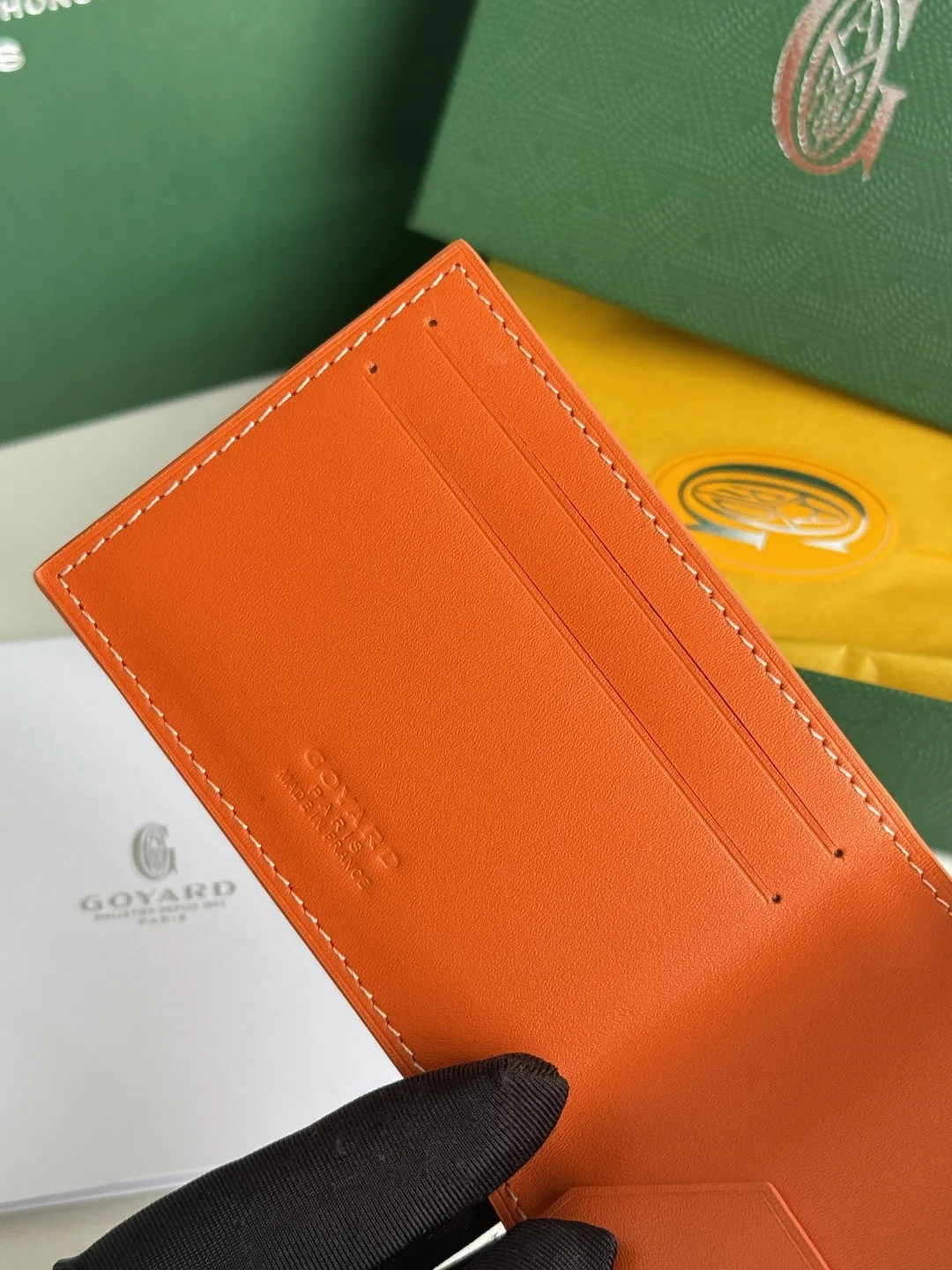 Goyard 3311 Insert Victoire Check Card Holder Card Case - Detail view 8