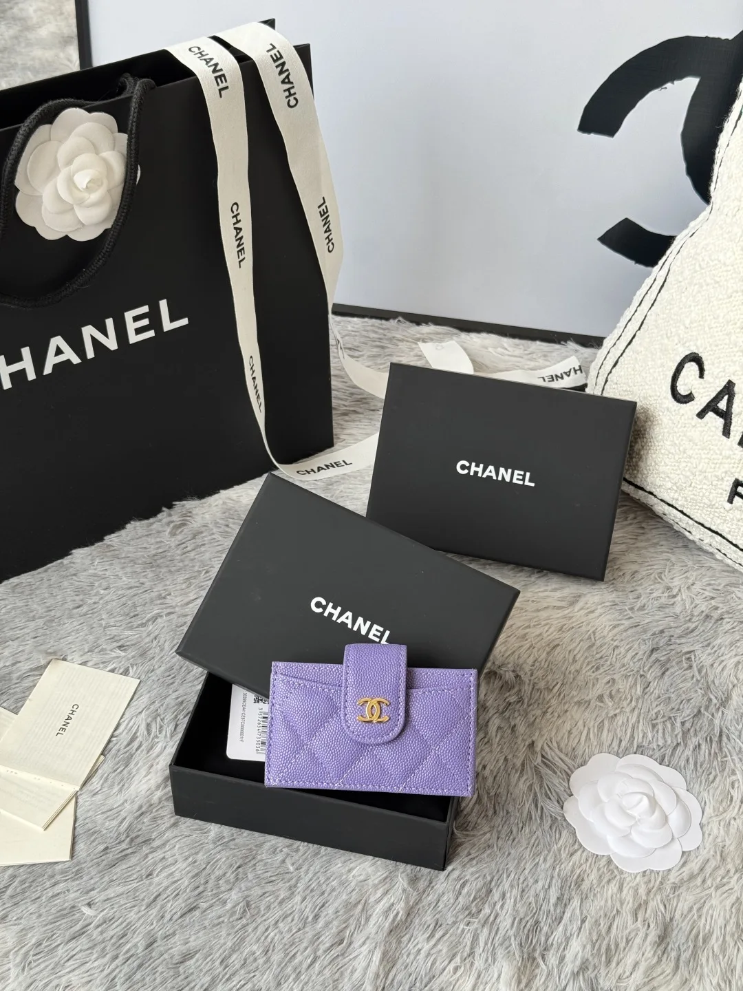 Chanel AP0342 Tweed Cardholder