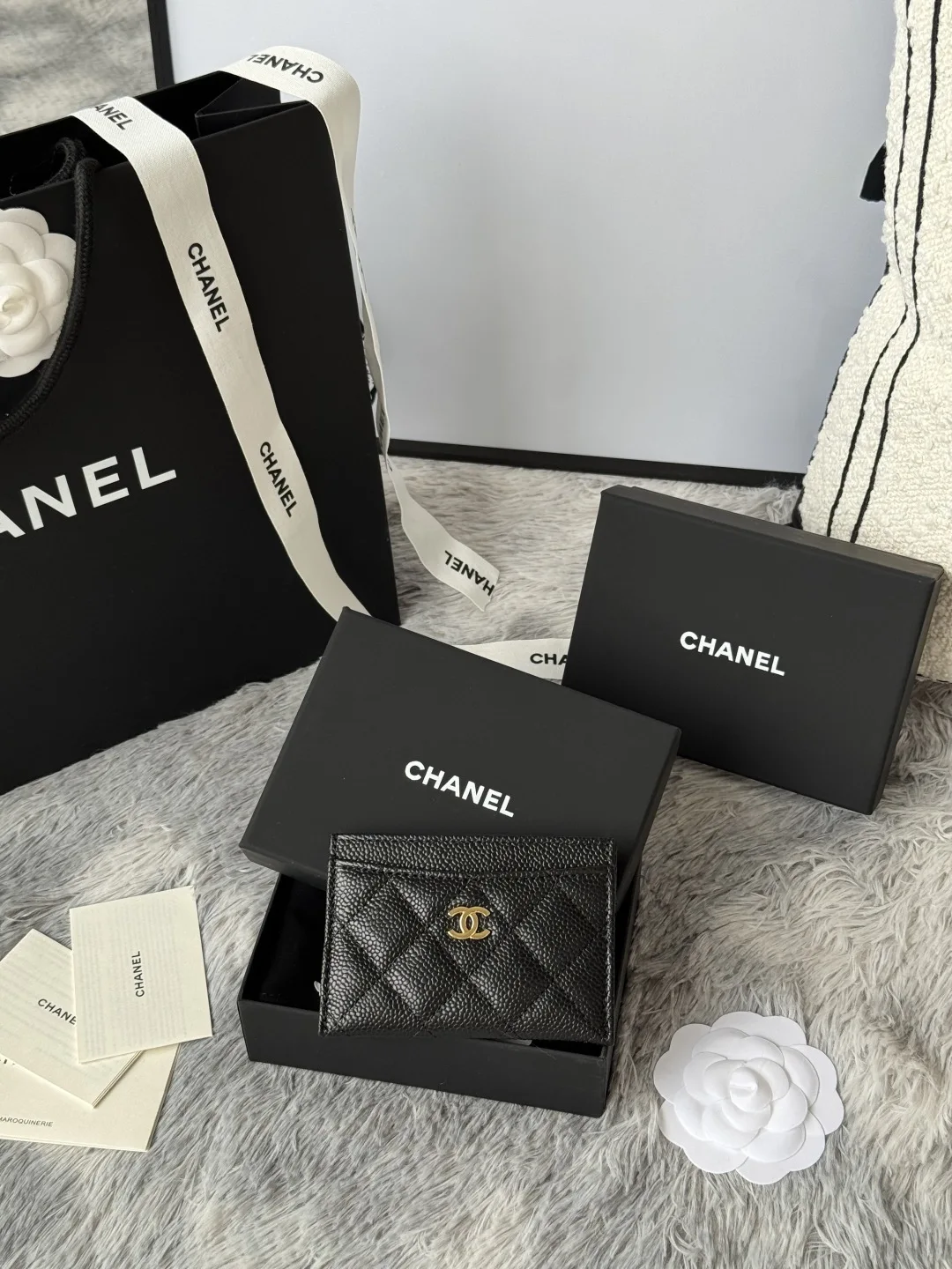 Chanel AP0213 CF Card Holder, Chip-Style Card Case - Detail view 1