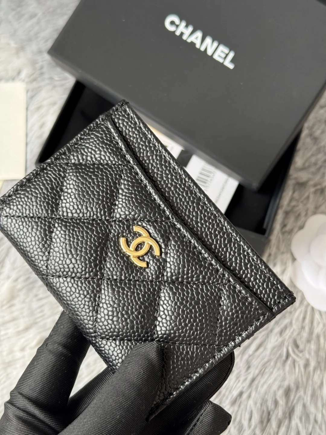 Chanel AP0213 CF Card Holder, Chip-Style Card Case - Detail view 6