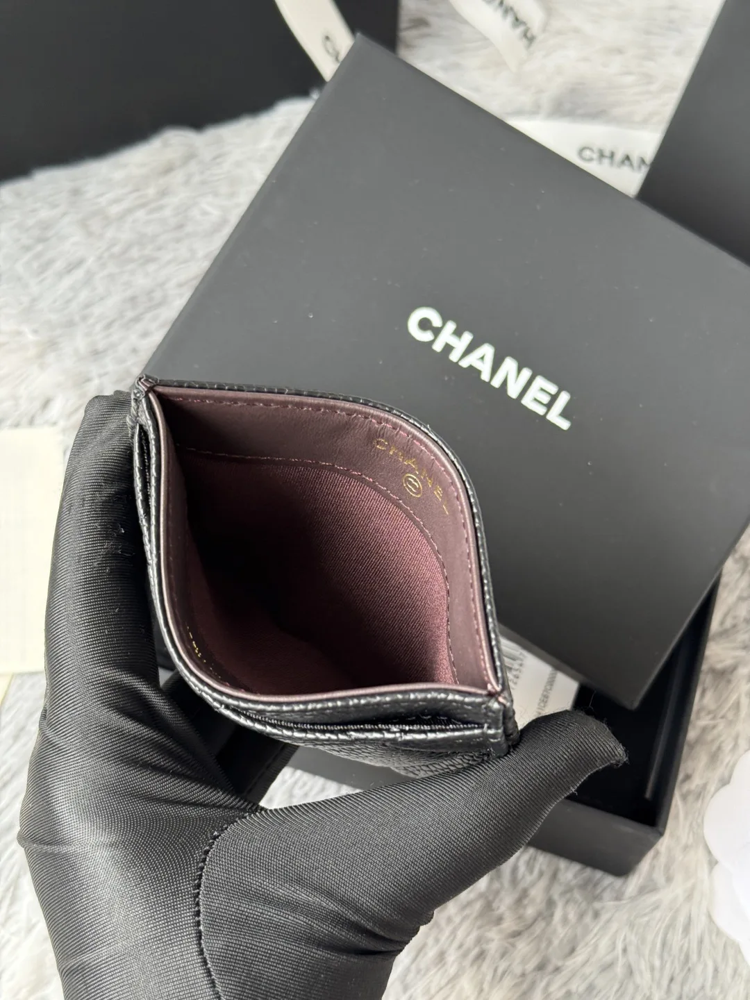Chanel AP0213 CF Card Holder, Chip-Style Card Case - Detail view 7
