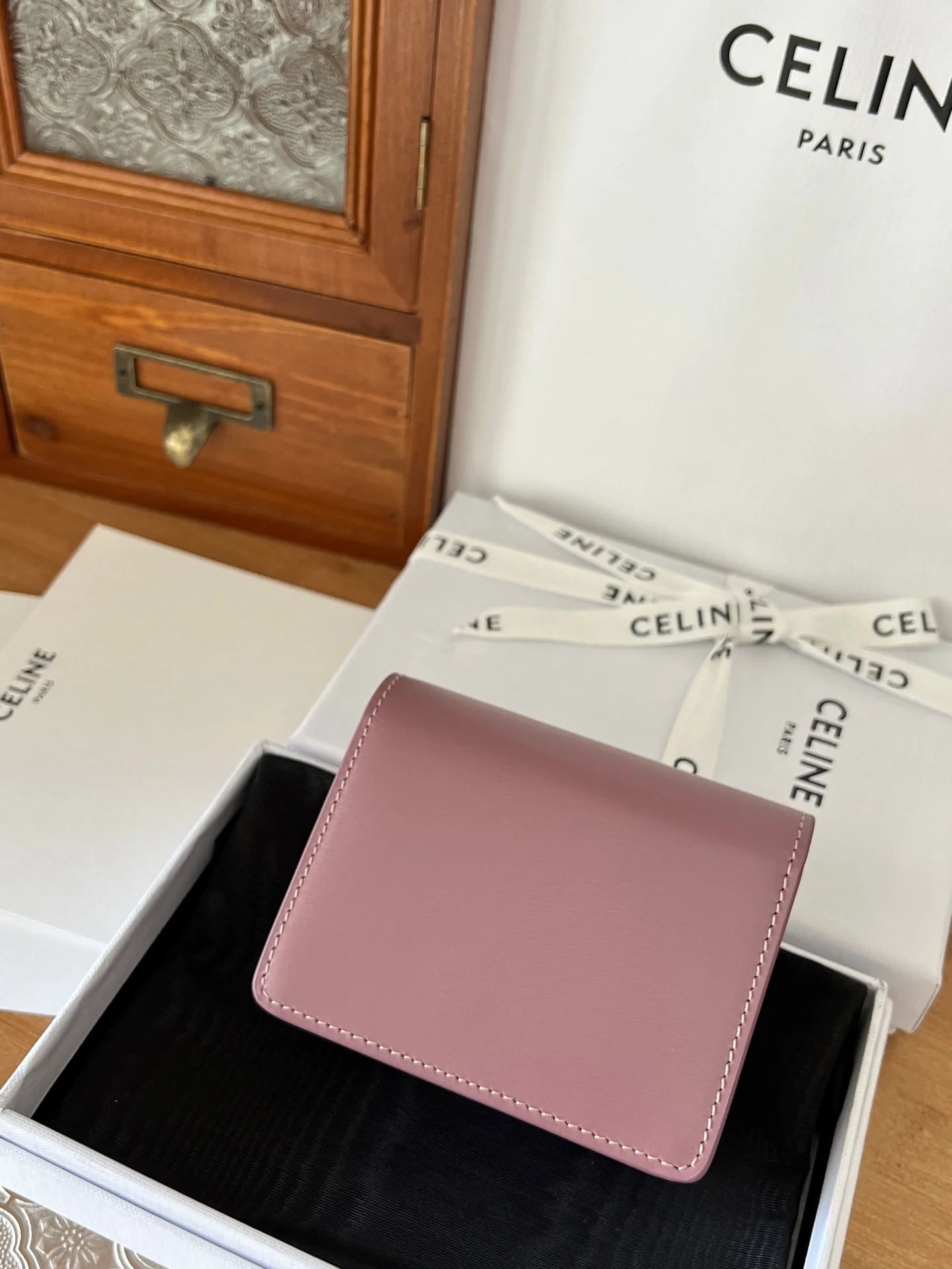 赛琳10N063 TRIOMPHE 翻盖钱包卡包 - 细节图 3
