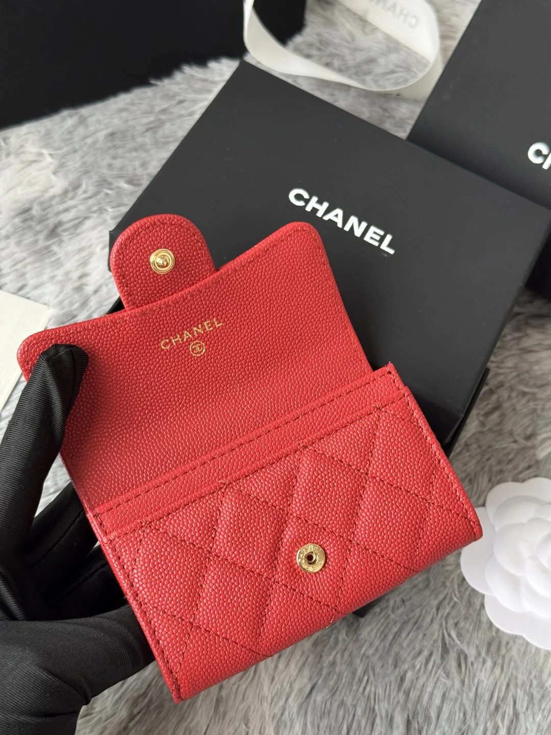 Chanel AP0214 Ball, Caviar, Large Ball Grain, CF Card Holder - Detail view 7