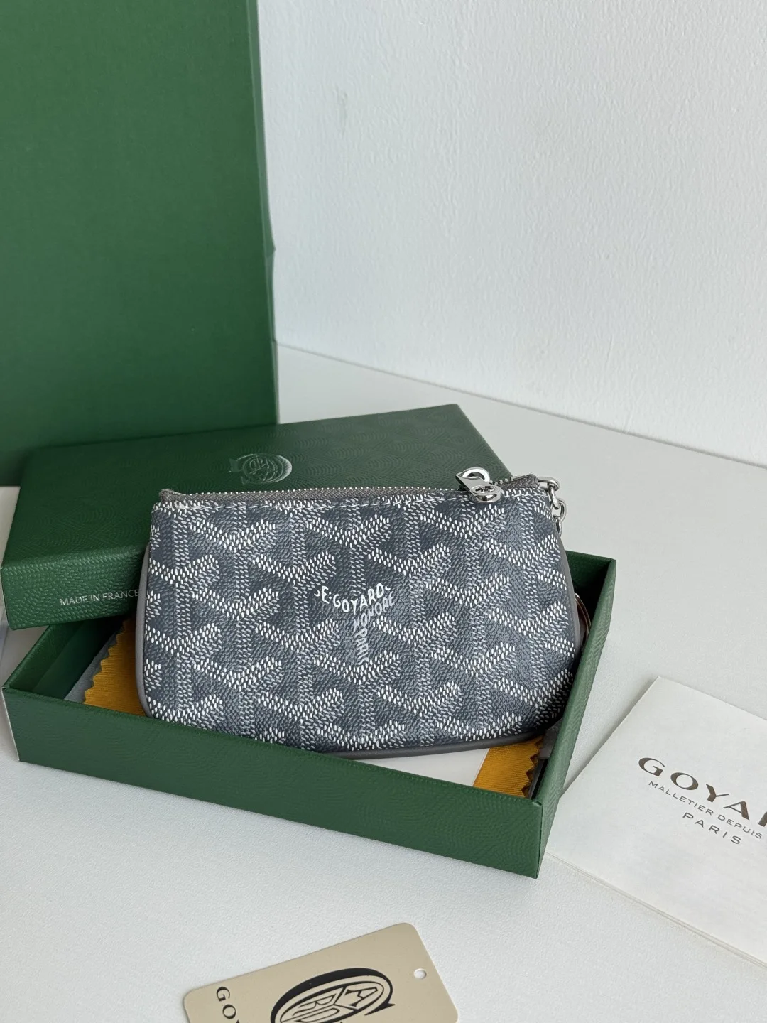 Goyard 3306 mini Senat Nano Key Pouch Coin Purse - Detail view 3