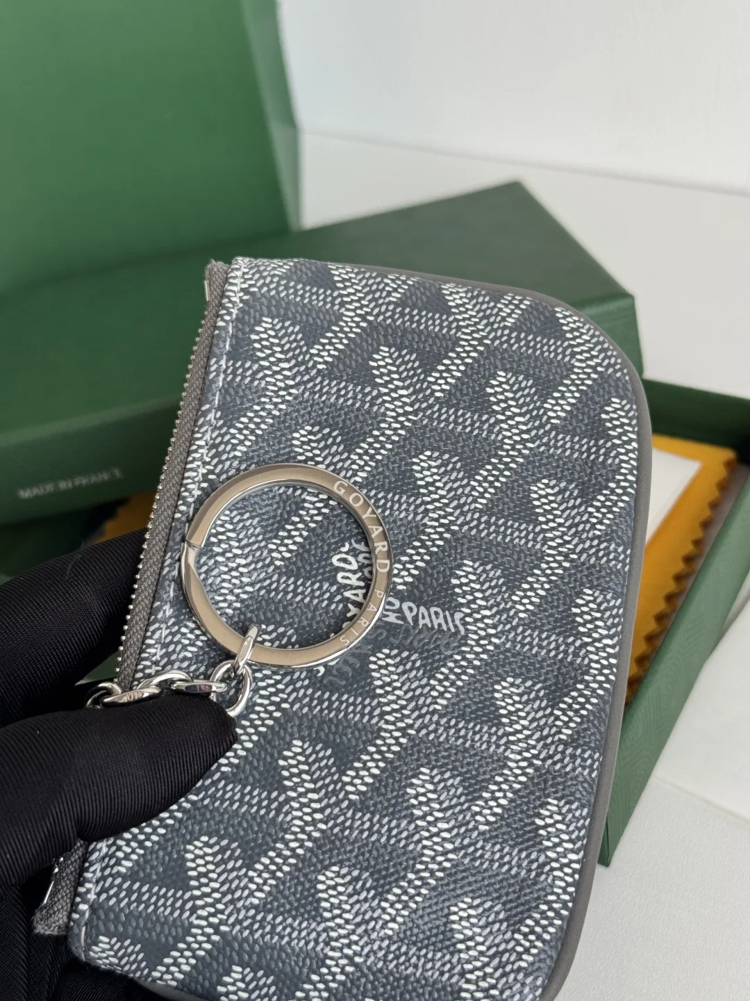 Goyard 3306 mini Senat Nano Key Pouch Coin Purse - Detail view 7