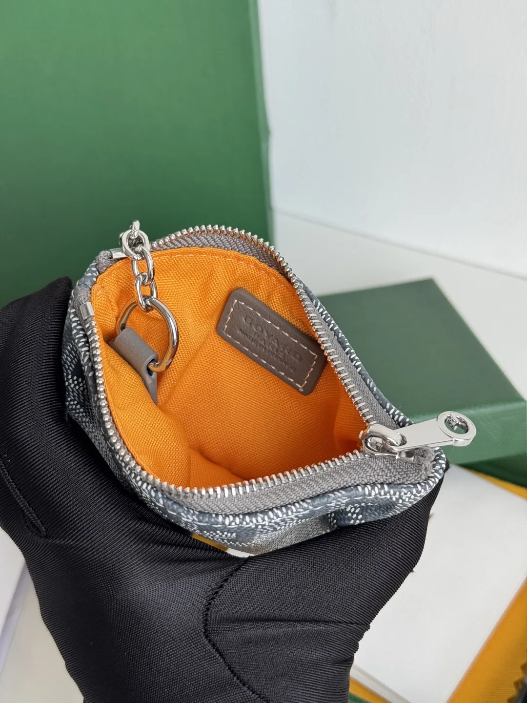 Goyard 3306 mini Senat Nano Key Pouch Coin Purse - Detail view 8