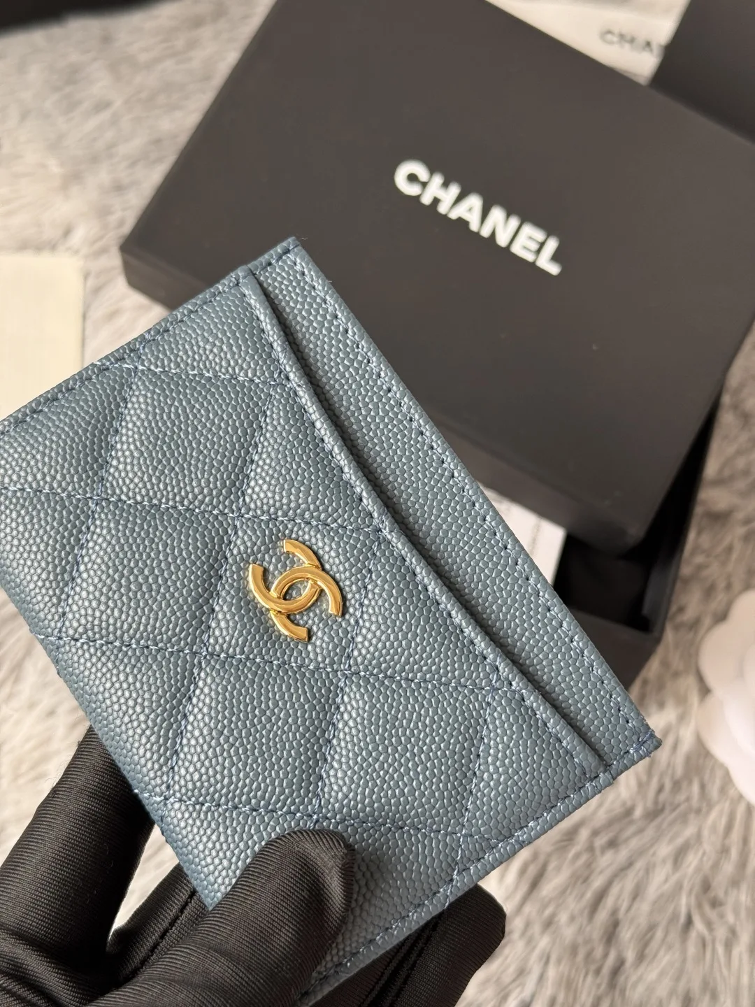 Chanel AP0213 CF Card Holder, Chip-Style Card Case - Detail view 6
