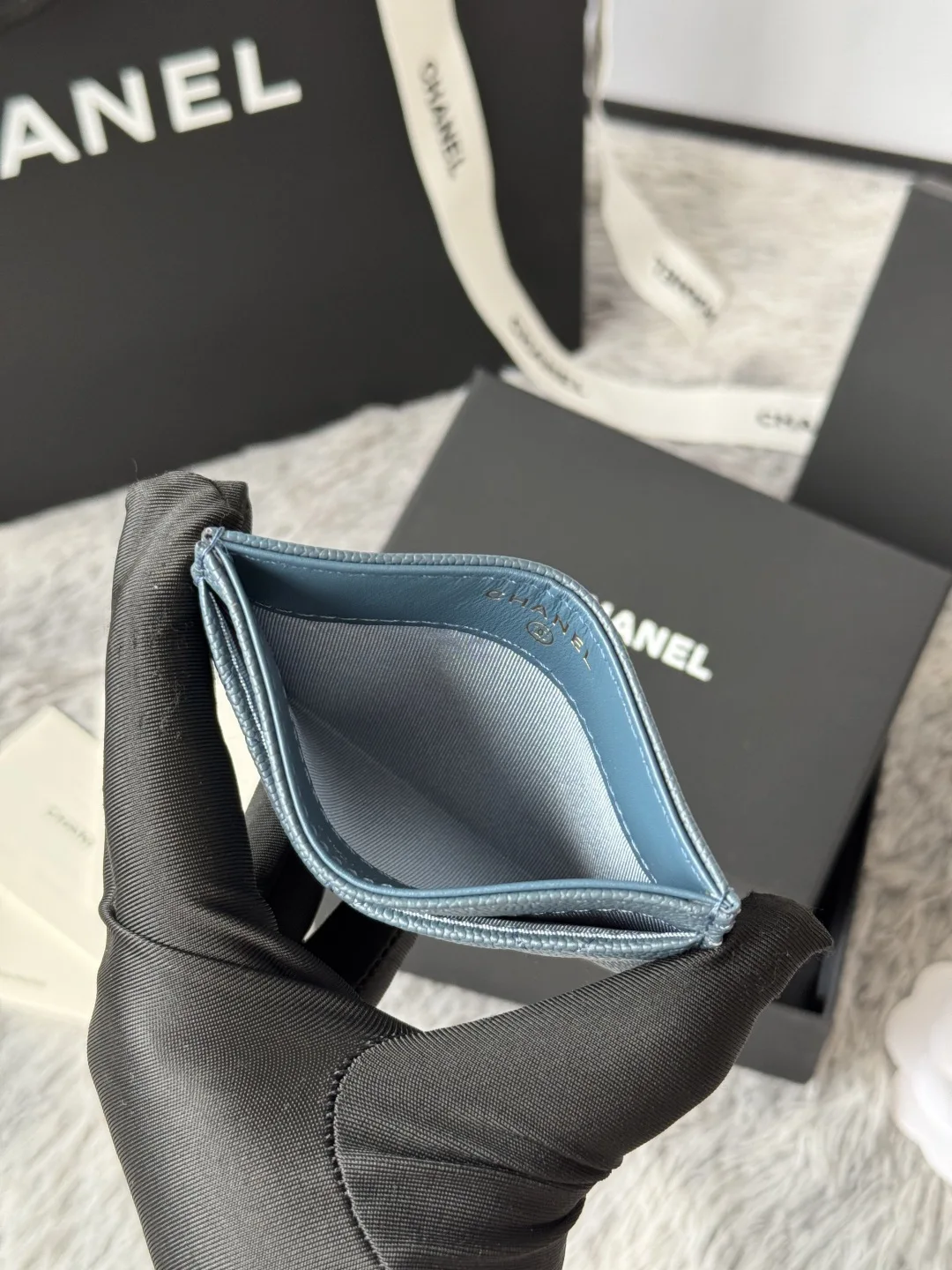 Chanel AP0213 CF Card Holder, Chip-Style Card Case - Detail view 7