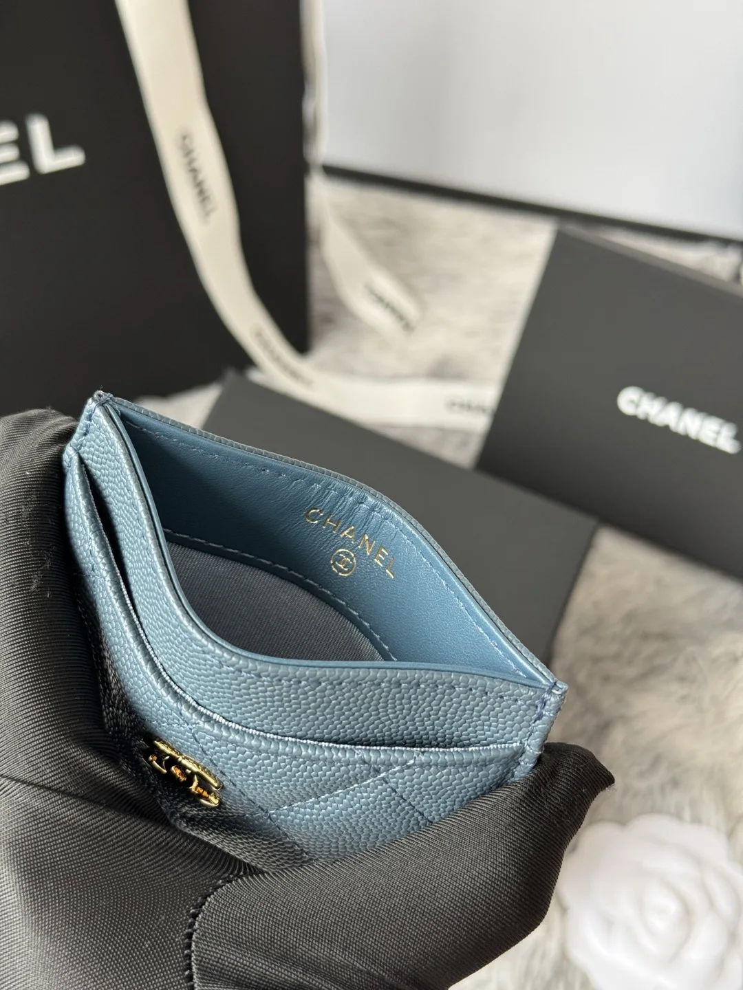Chanel AP0213 CF Card Holder, Chip-Style Card Case - Detail view 9