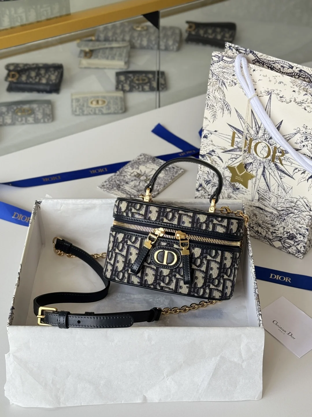 迪奥9224 30 Montaigne 迷你 vanity系列 化妆盒 化妆包 - 细节图 1
