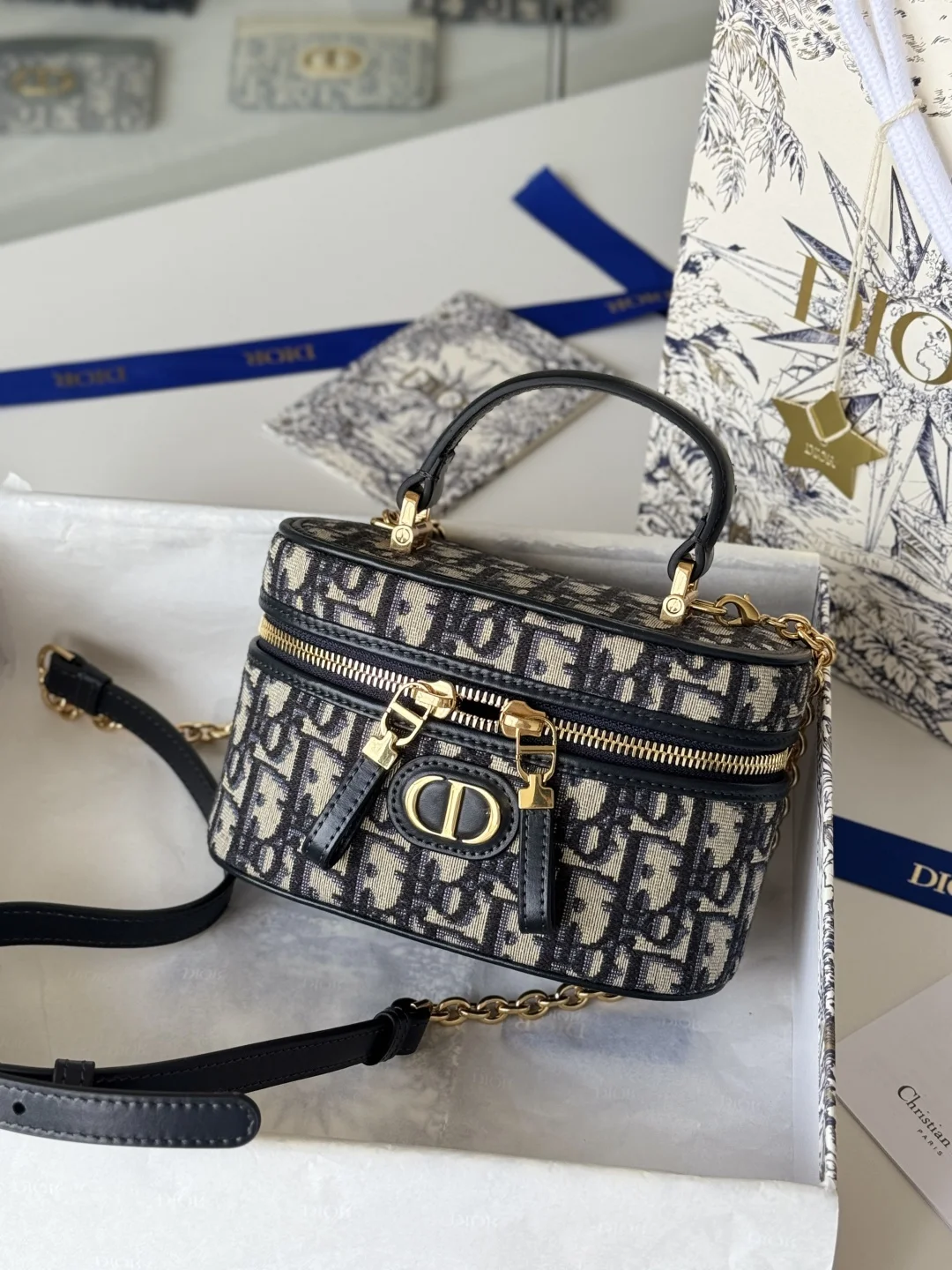 迪奥9224 30 Montaigne 迷你 vanity系列 化妆盒 化妆包 - 细节图 2