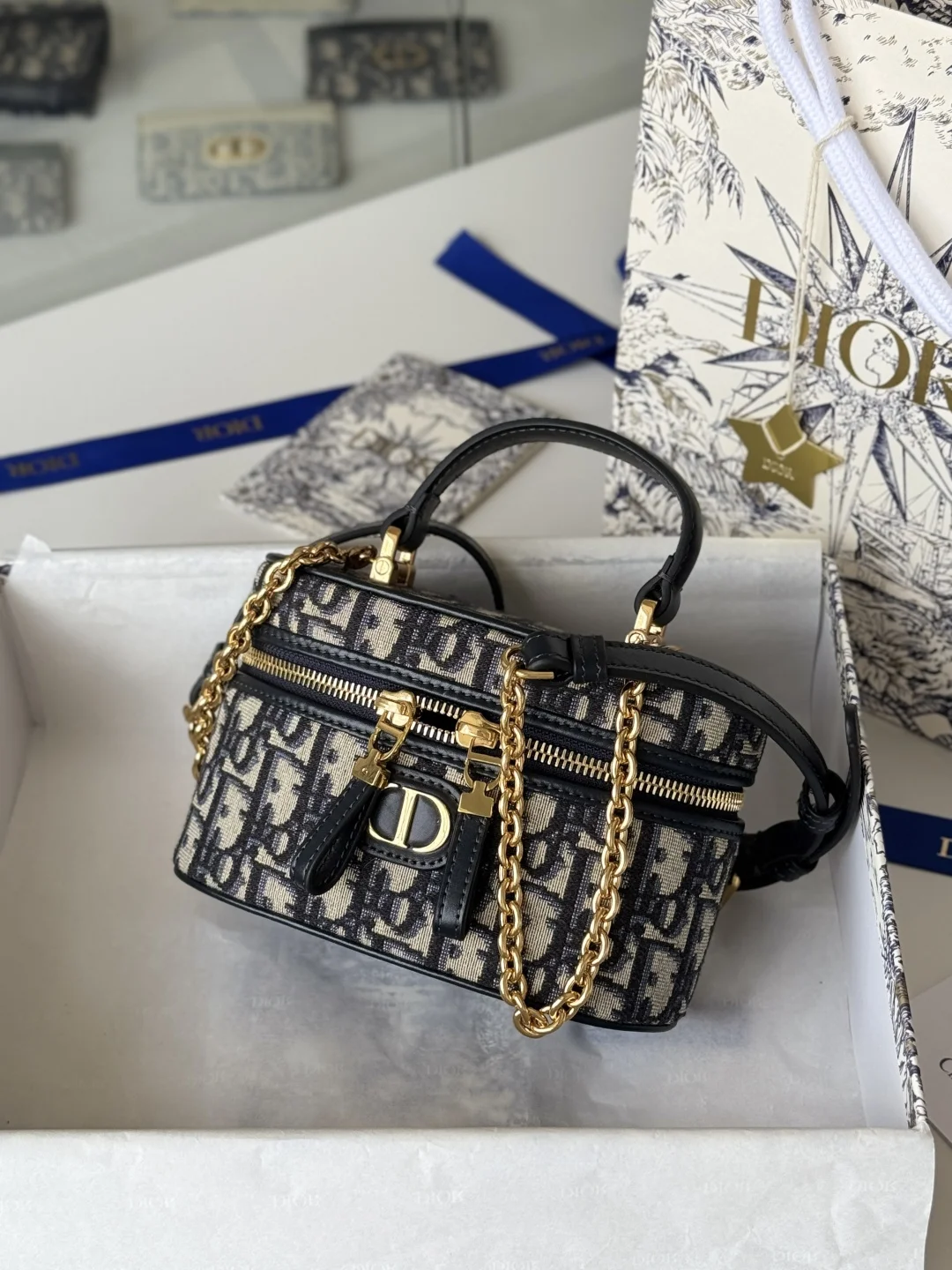 迪奥9224 30 Montaigne 迷你 vanity系列 化妆盒 化妆包 - 细节图 7