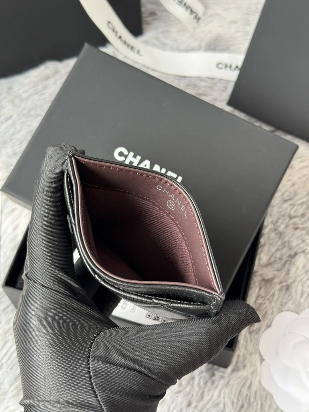Chanel AP0213 CF Card Holder, Chip-Style Card Case - Detail view 7