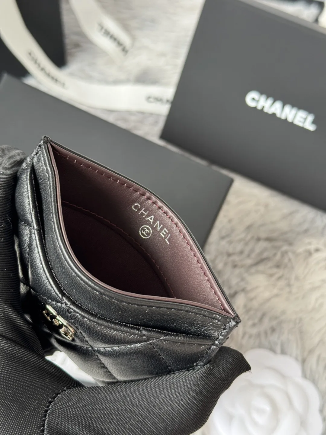 Chanel AP0213 CF Card Holder, Chip-Style Card Case - Detail view 8