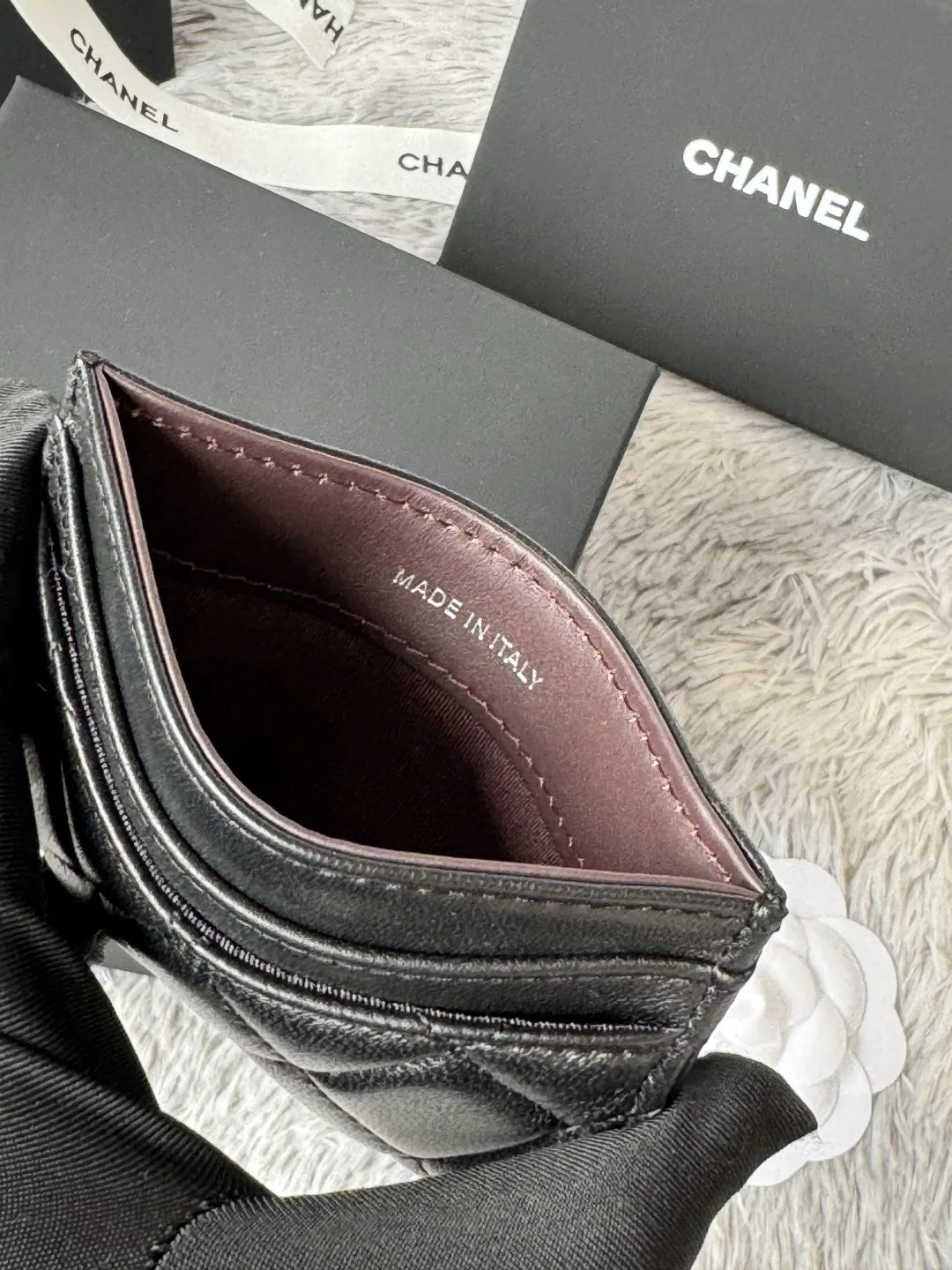 Chanel AP0213 CF Card Holder, Chip-Style Card Case - Detail view 9