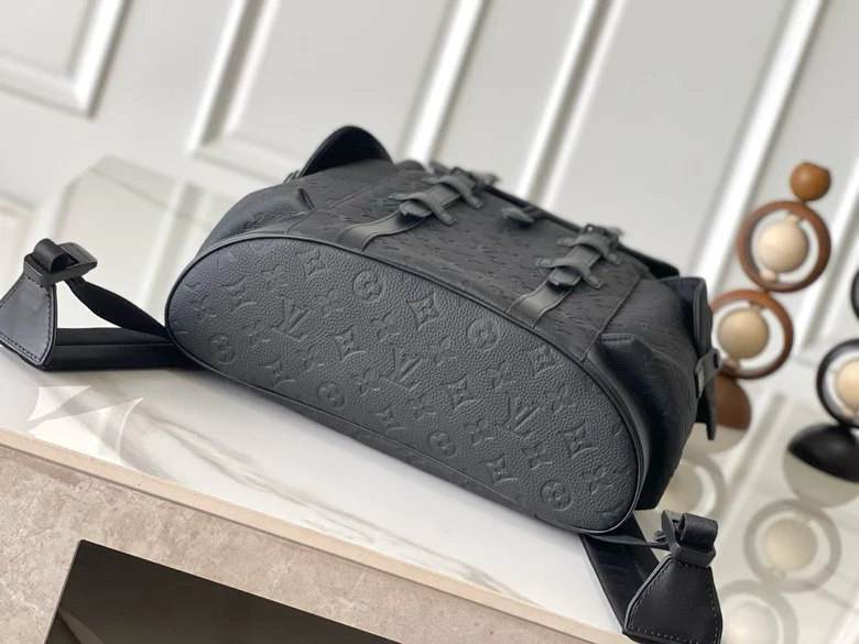 LV大号 M55699 Christopher 双肩包 - 细节图 4