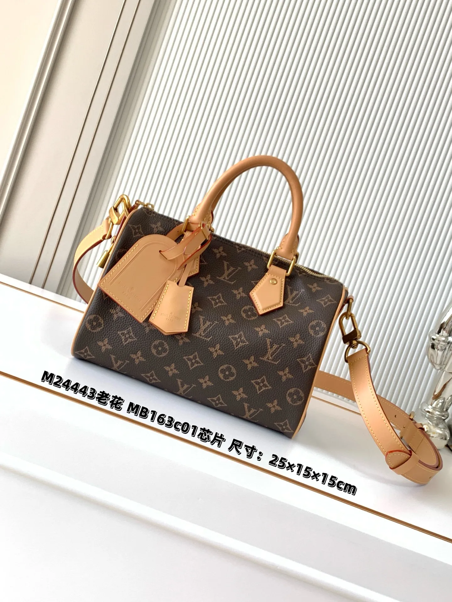 Louis Vuitton M24443 Monogram Speedy P9 Bandouliere 25 Bag