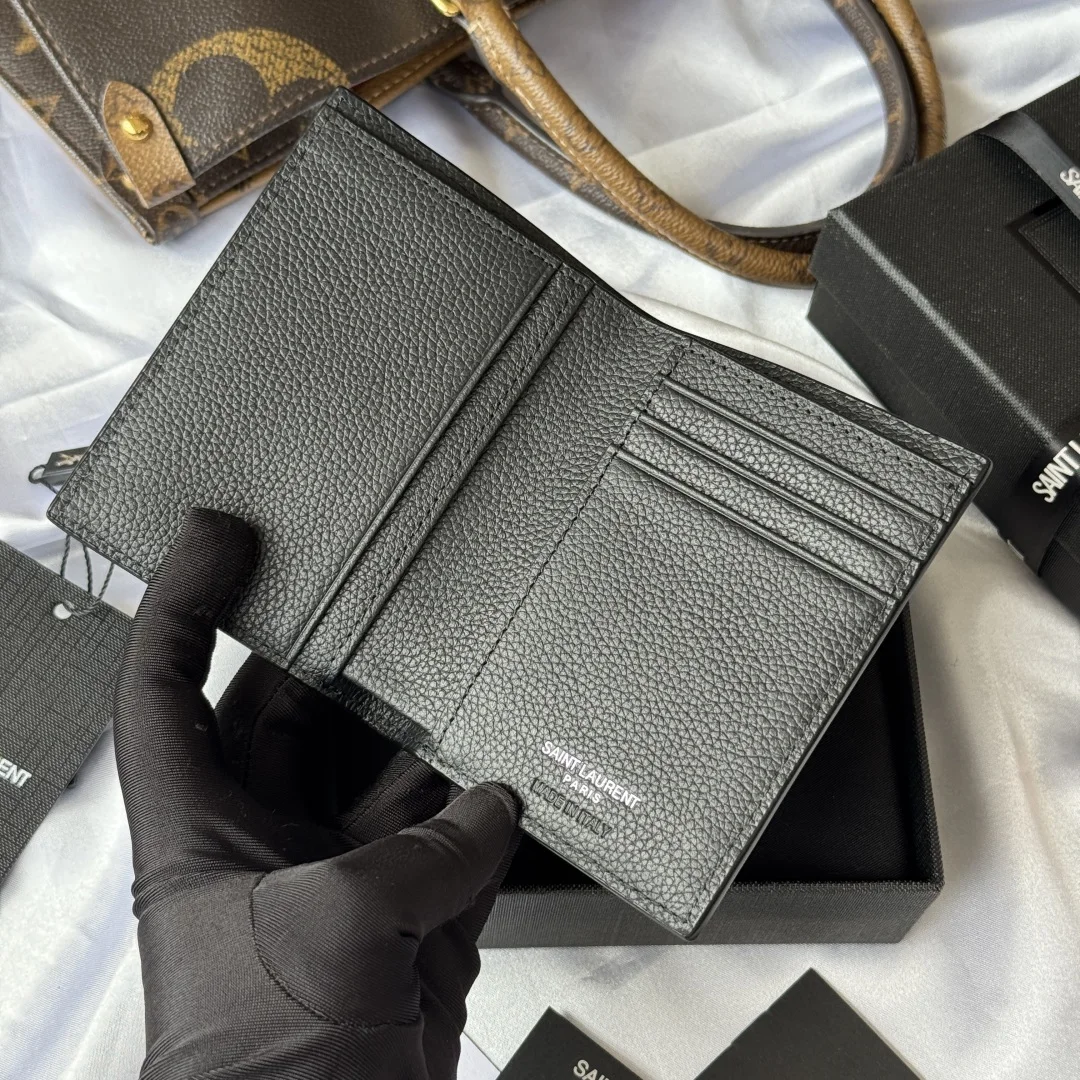 圣罗兰668736 2025秋冬新品 单折包 钱包 - 细节图 7