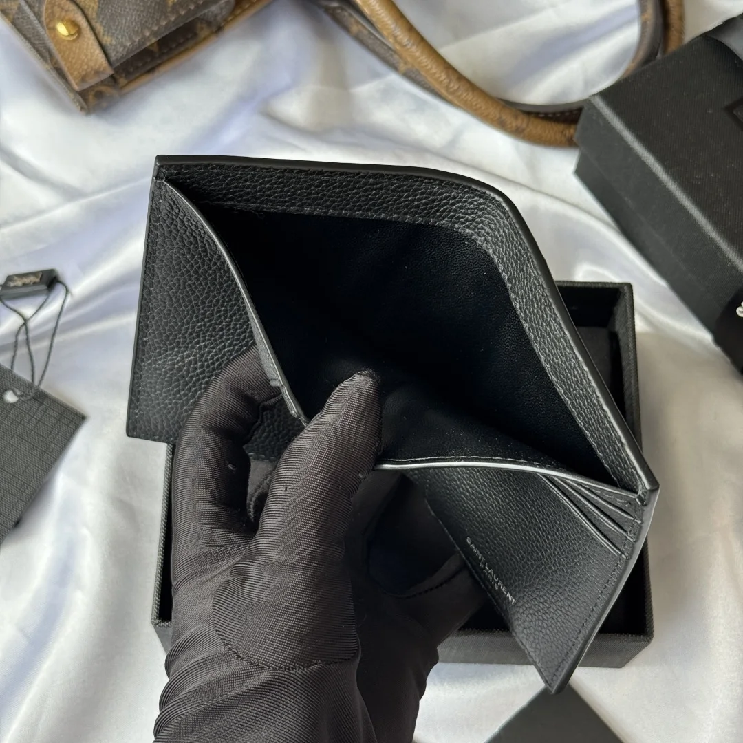 圣罗兰668736 2025秋冬新品 单折包 钱包 - 细节图 9