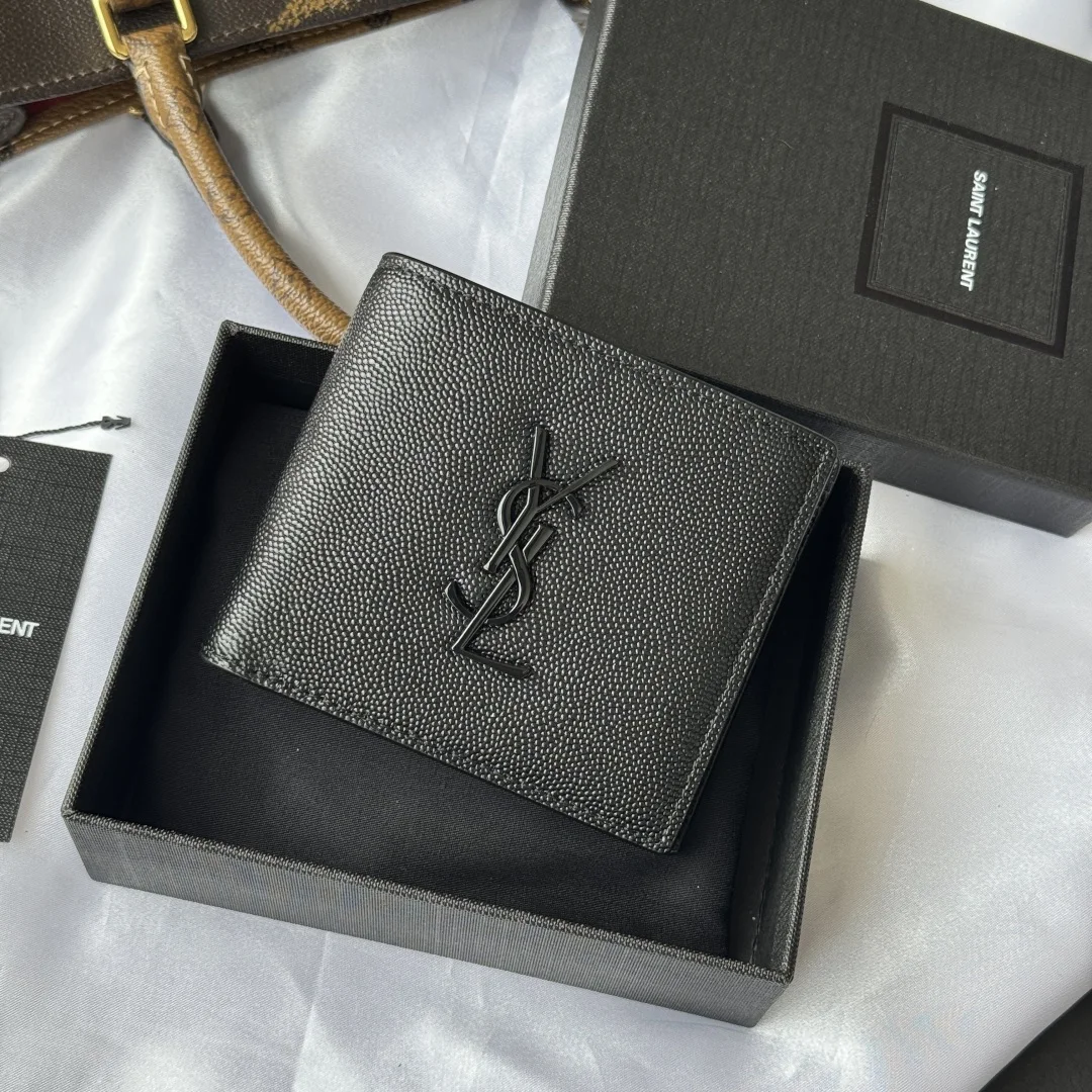 SAINT LAURENT 463249 MONOGRAM Bi-fold Wallet Card Holder - Detail view 2