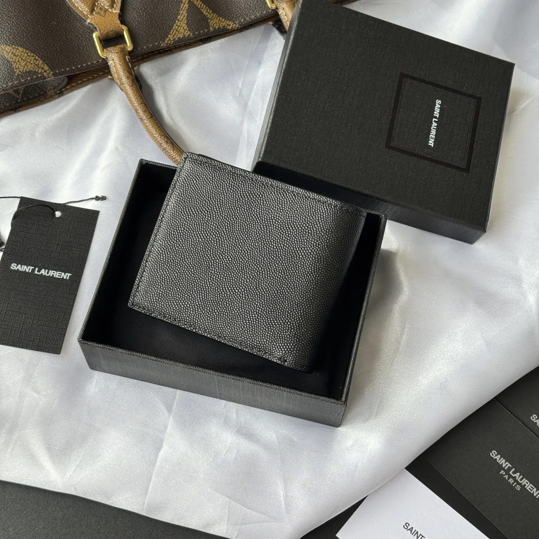 SAINT LAURENT 463249 MONOGRAM Bi-fold Wallet Card Holder - Detail view 3