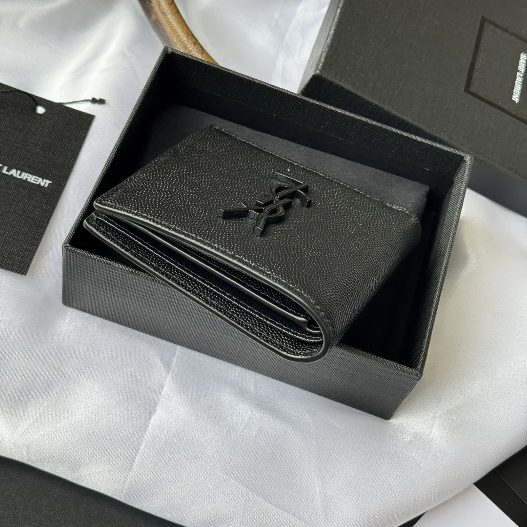 SAINT LAURENT 463249 MONOGRAM Bi-fold Wallet Card Holder - Detail view 4