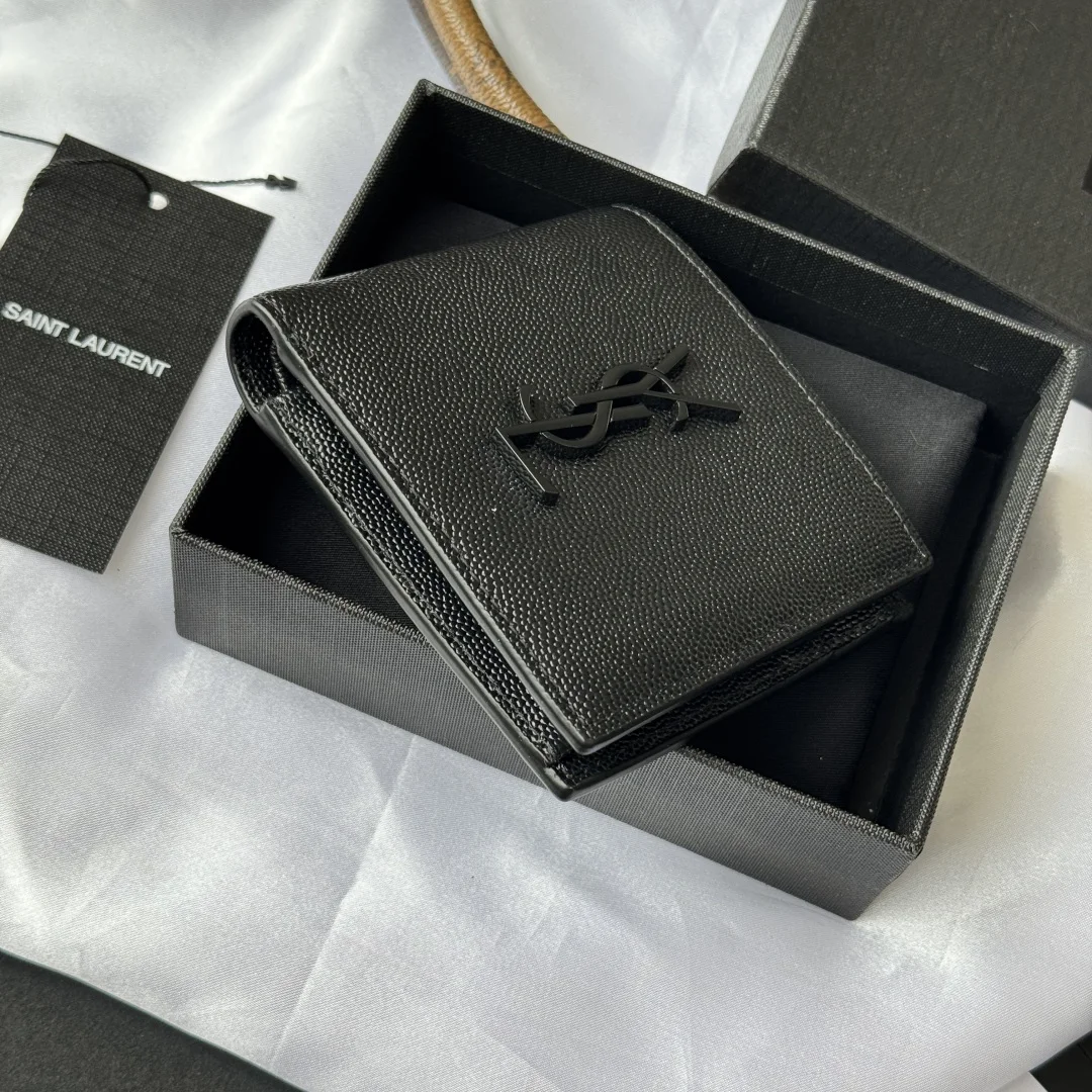 SAINT LAURENT 463249 MONOGRAM Bi-fold Wallet Card Holder - Detail view 5
